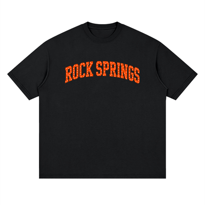 Polka Dot Rock Springs Oversized Drop Shoulder T-Shirt
