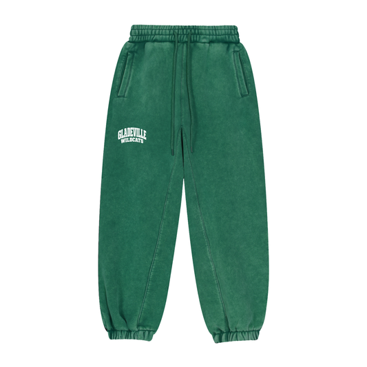 Basic 2 White Gladeville Fleeced Jogger Sweatpants