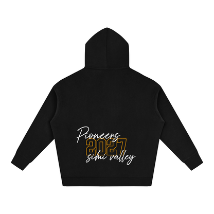 Cursive Front Simi Valley Oversize Fleeced Hoodie