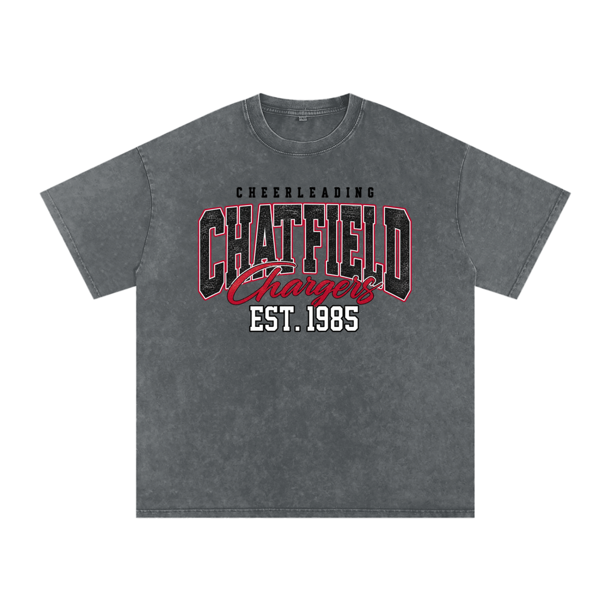 Vintage Chatfield Snow Washed Oversized Cotton T-Shirt