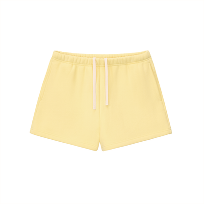 Essential Fleece Drawstring Shorts (Matches Mock Neck)