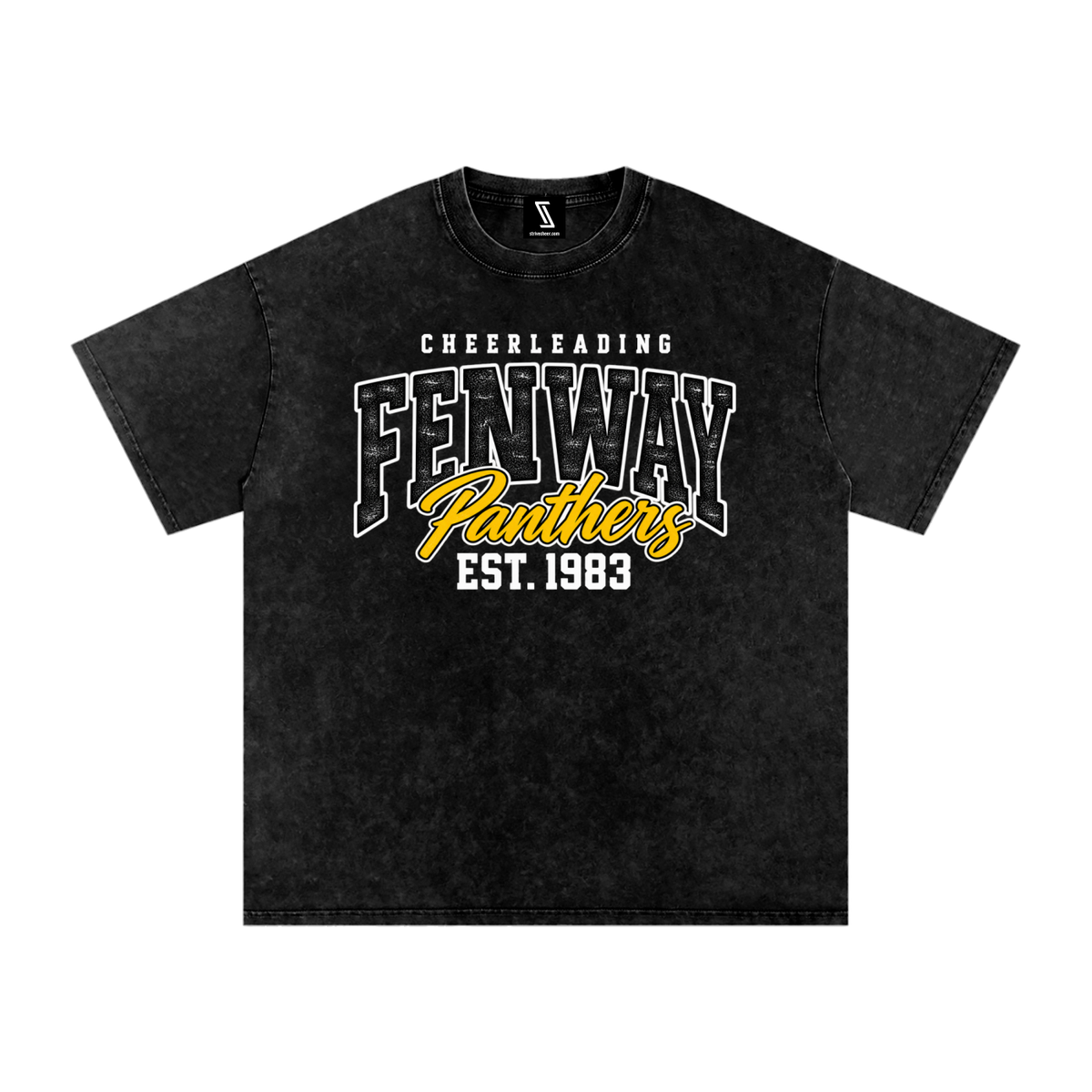 Vintage Fenway Snow Washed Oversized Cotton T-Shirt