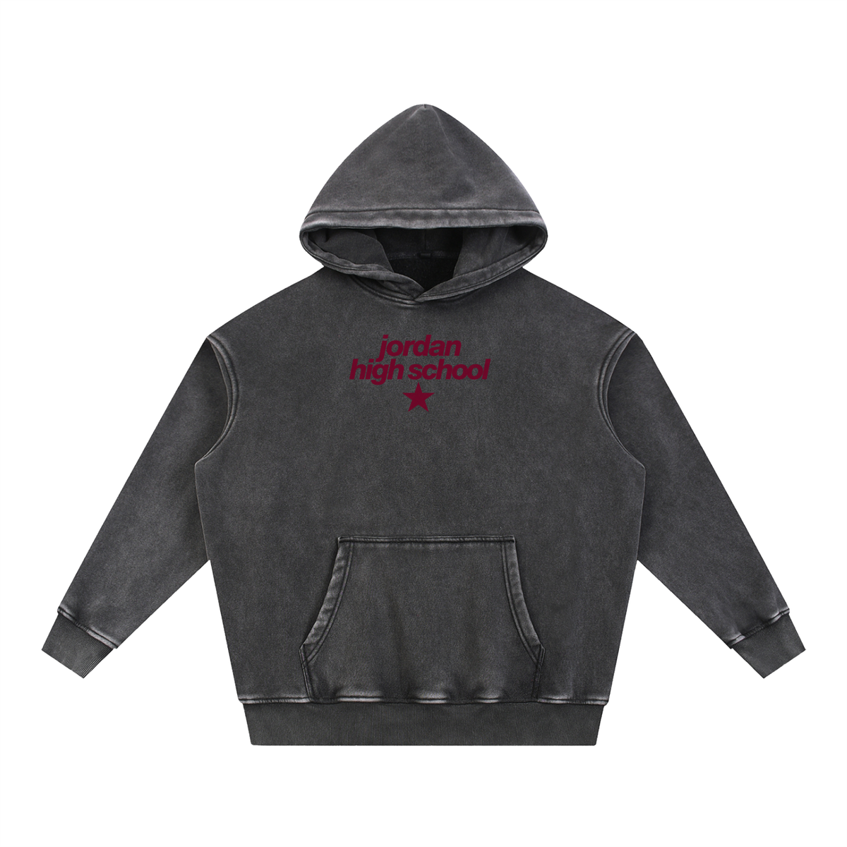 Big Star Jordan Snow Wash Fleece Oversize Hoodie