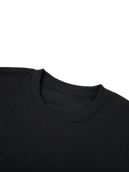 Oversized Drop Shoulder Crewneck Sweatshirt