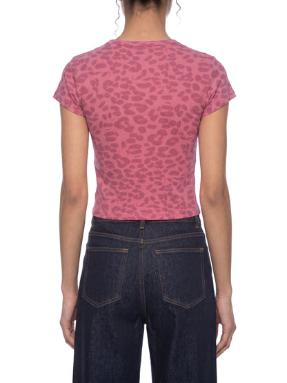 *NEW* Women’s Leopard Print Crop T-Shirt