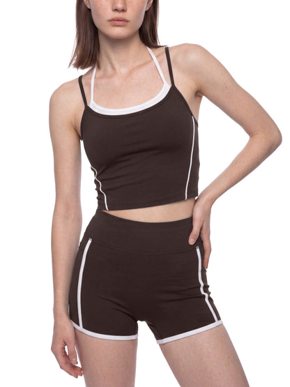 Fitch Women's Layered Yoga Tank Top