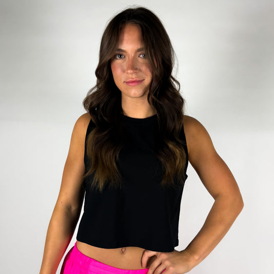 Strive Boxy Cropped Athletic Tank Top